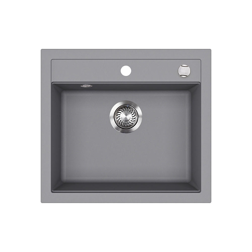 UMYVADLO Paris Šedá 57 x 51 cm - šedá, keramika (57/20/51cm) - Bergstroem