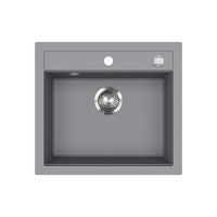 UMYVADLO Paris Šedá 57 x 51 cm - šedá, keramika (57/20/51cm) - Bergstroem