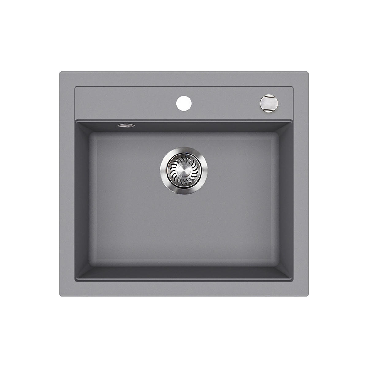 UMYVADLO Paris Šedá 57 x 51 cm - šedá, keramika (57/20/51cm) - Bergstroem