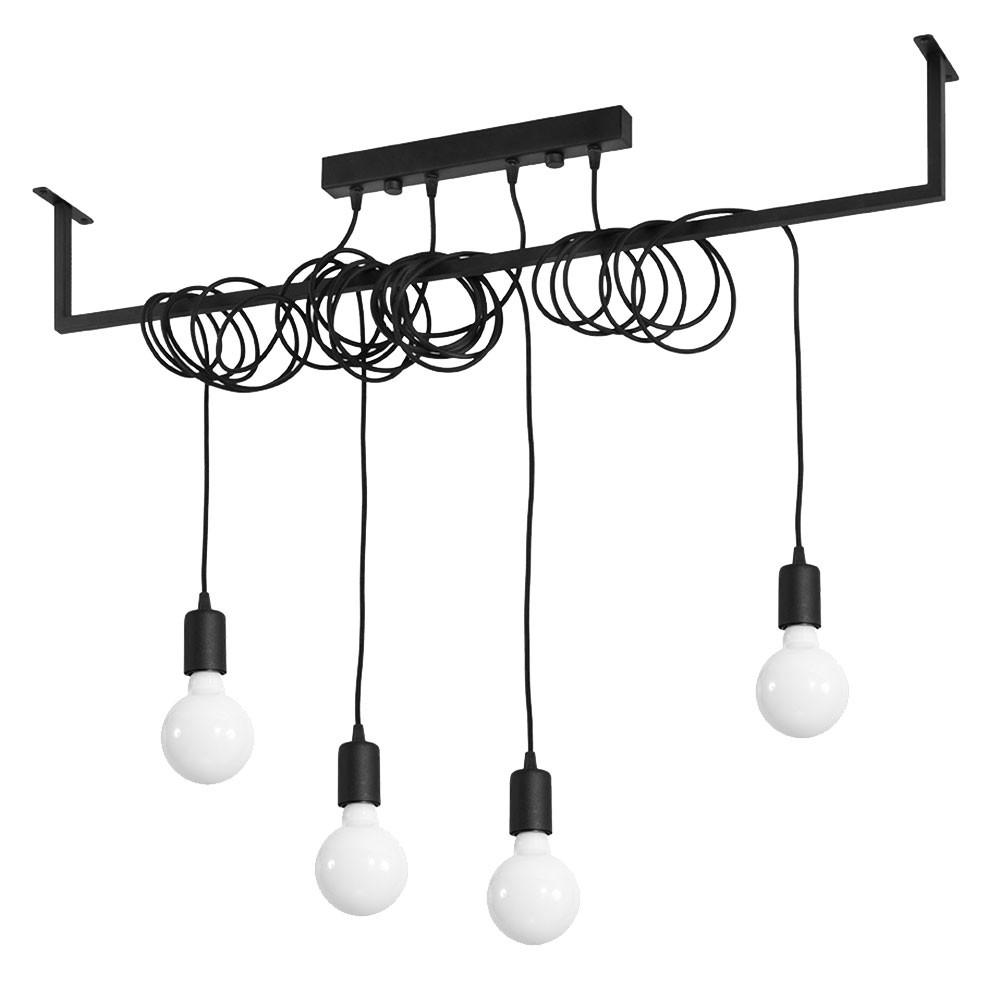 XXXLutz Pendelleuchte Schwarz 10x120x100 cm