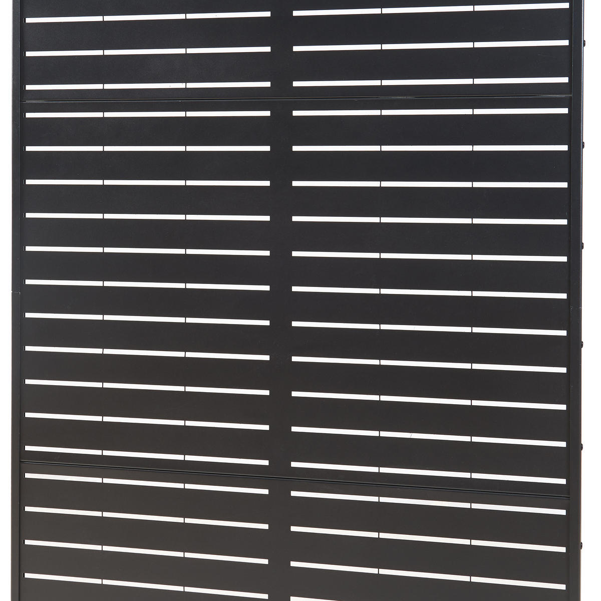 PŘÍČKA Trolu - černá, kov (100/200/50cm) - casa.pro