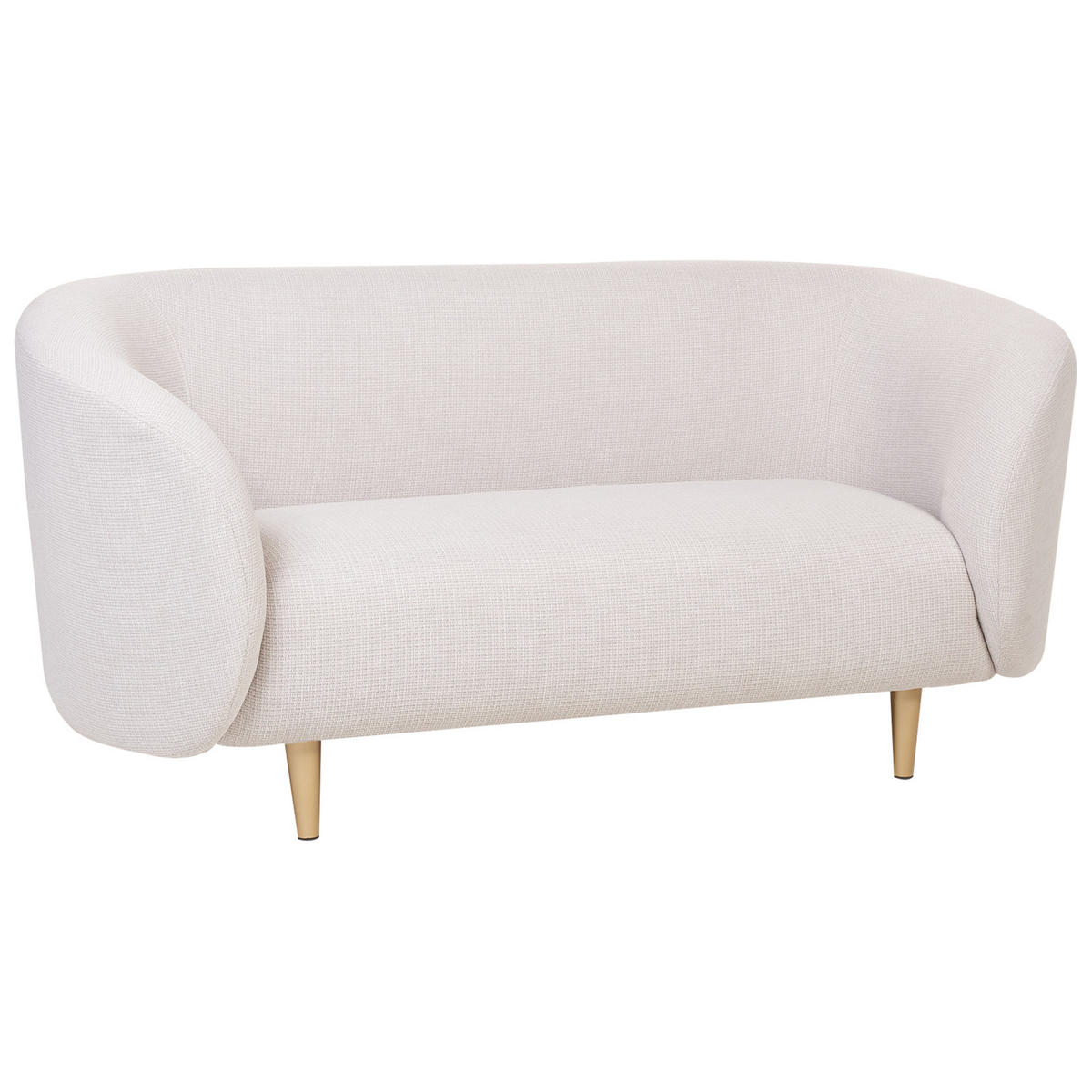 2-SITZER-SOFA Polsterbezug Beige Loen - Beige, Textil (155/79/70cm) - Beliani