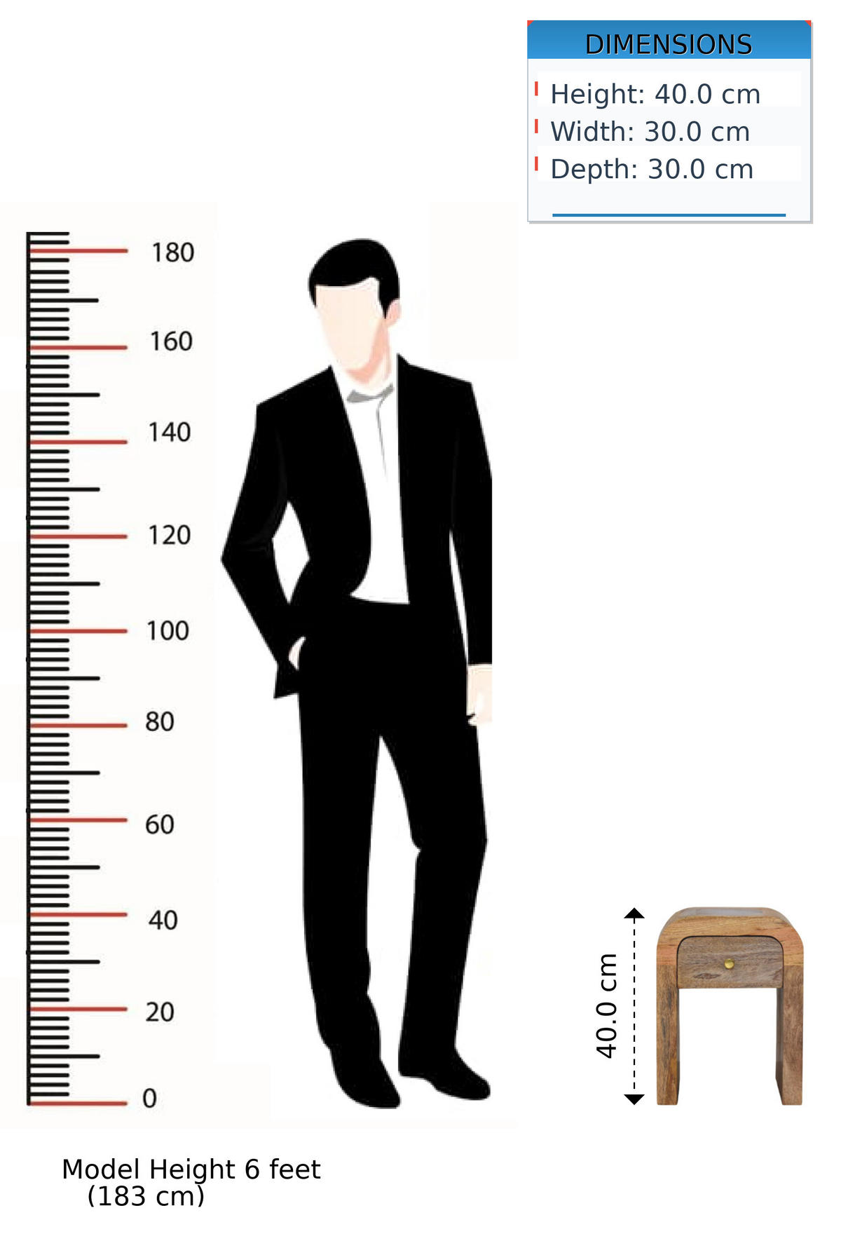 NACHTKASTEN Mini Darcy Eichenoptik mit Geschwungenen Kanten, 1 Schublade, Beige - Beige/Messingfarben, Holz/Metall (30/40/30cm) - Artisan Furniture