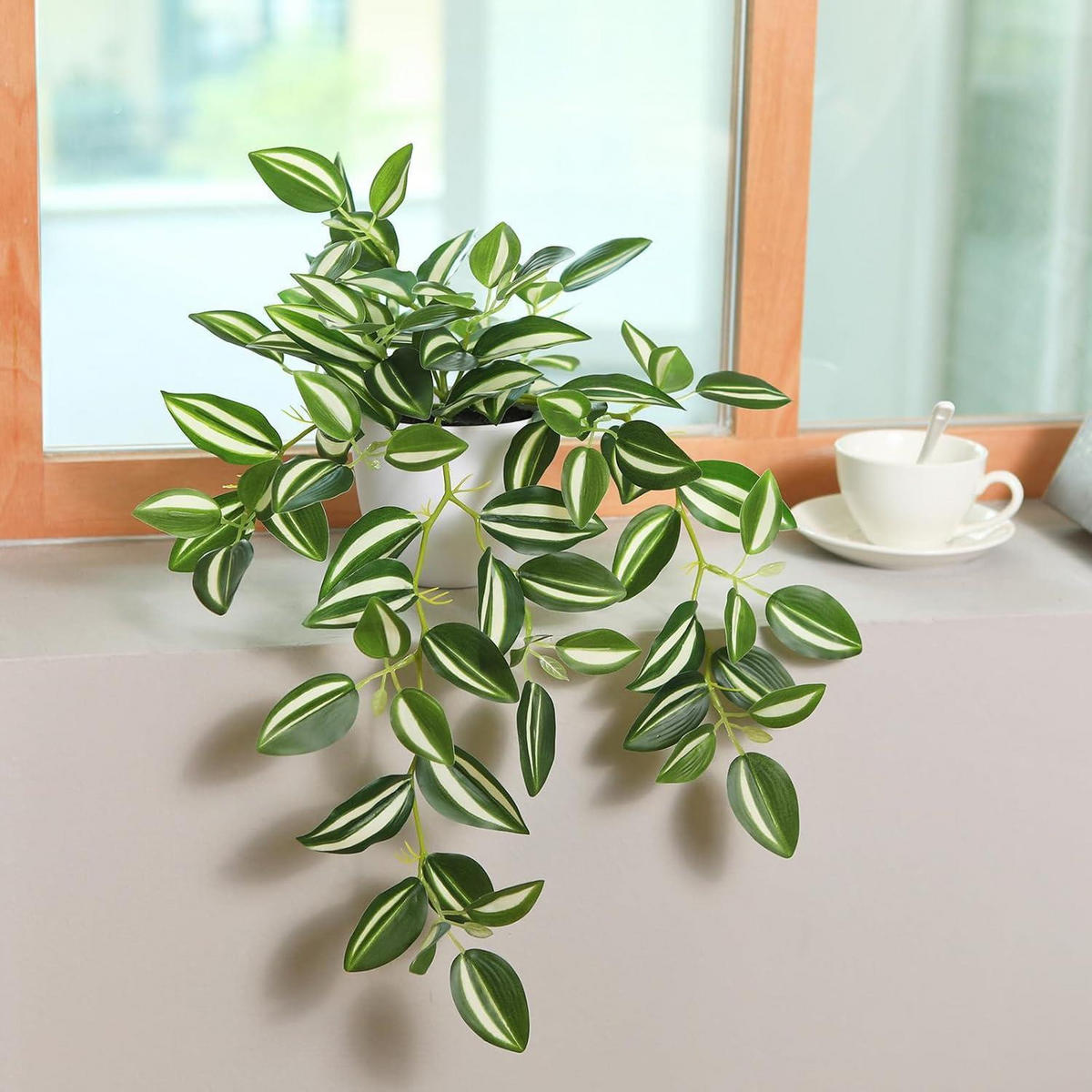 KUNSTPFLANZE 38 cm grün - Grün, Kunststoff (60cm)