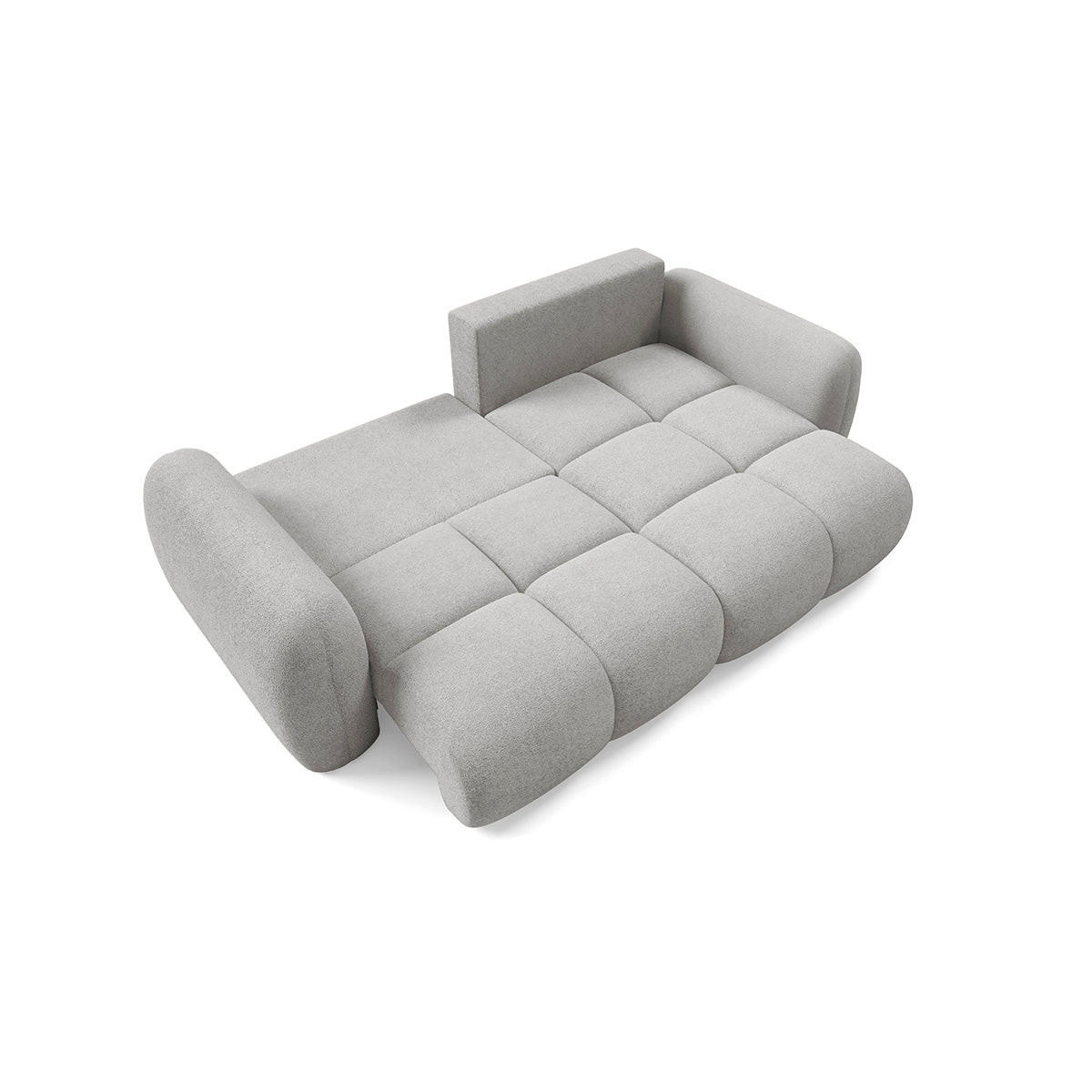 ECKSOFA Livio 3 Sitzplätze Hellgrau - Hellgrau, Holz (270/165cm) - Petits-meubles