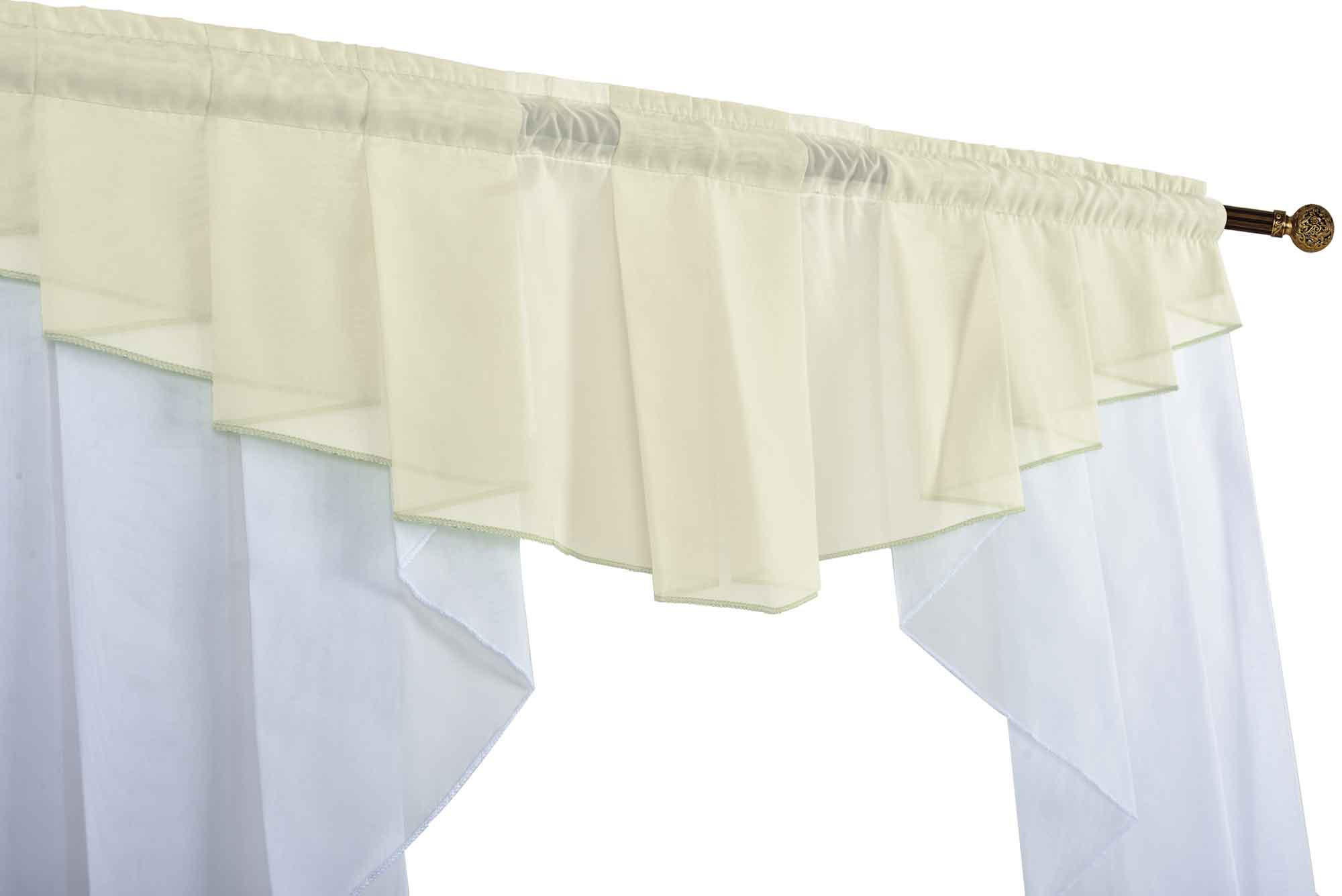 SCHEIBENGARDINE MEIßEN 100x100 cm Creme - Creme, Textil (100/100cm) - Gardinenbox
