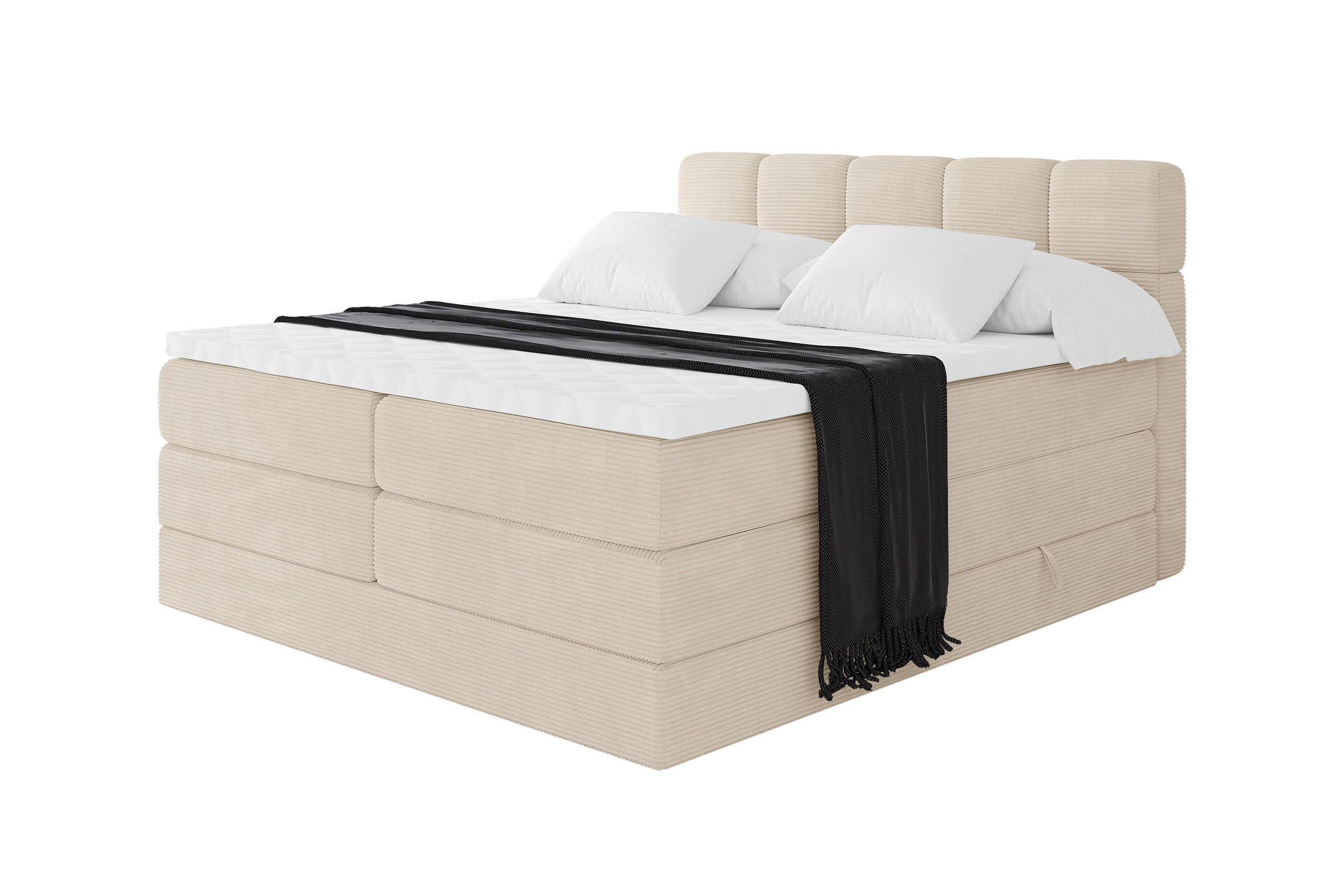 Altdecor Boxbett Ecru 200x200 cm
