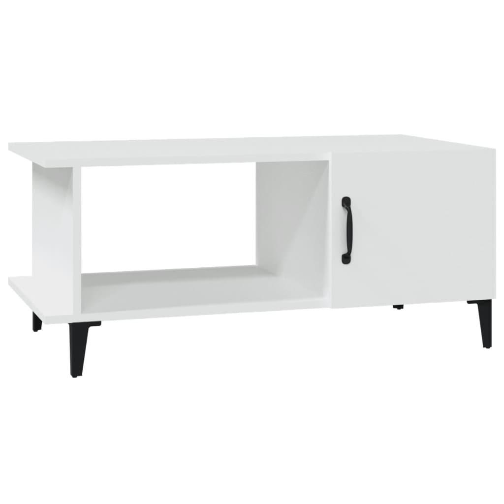 COUCHTISCH Weiß 90x50x40 cm Holzwerkstoff - Weiß, Holzwerkstoff (90/50/40cm) - furnicato