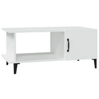 COUCHTISCH Weiß 90x50x40 cm Holzwerkstoff - Weiß, Holzwerkstoff (90/50/40cm) - furnicato