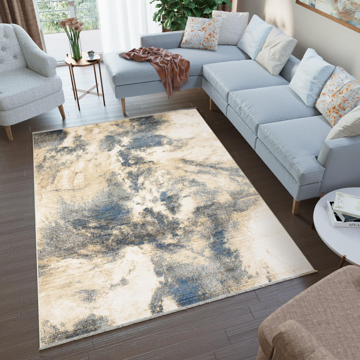TEPPICH RIVIOLI Beige 80/150 cm - Beige, Textil (80/150cm) - Tapiso