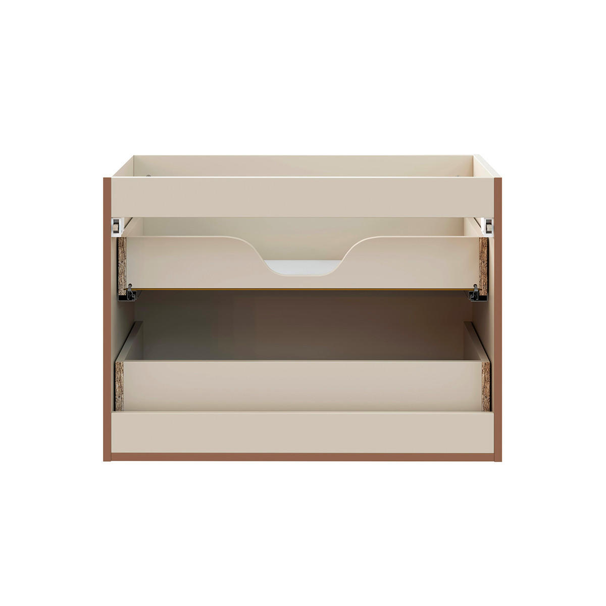 WASCHTISCHUNTERSCHRANK 80.6cm Sanae Sandbeige - Beige, Holzwerkstoff (80.6/59/46cm) - Petits-meubles