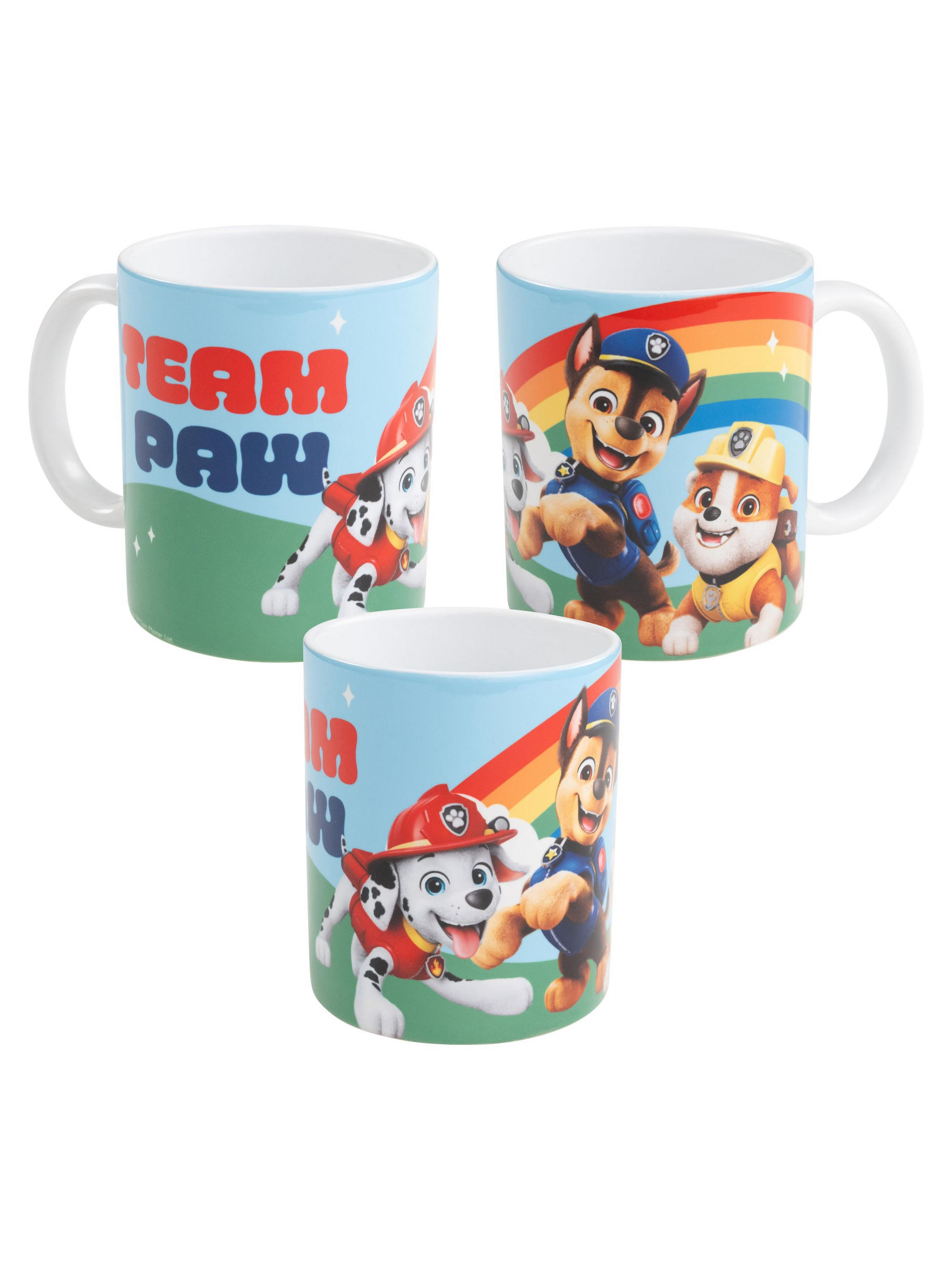 BECHER Paw Patrol Regenbogen Keramik Mehrfarbig 320 ml - Multicolor, Keramik (0.32L) - Paw Patrol