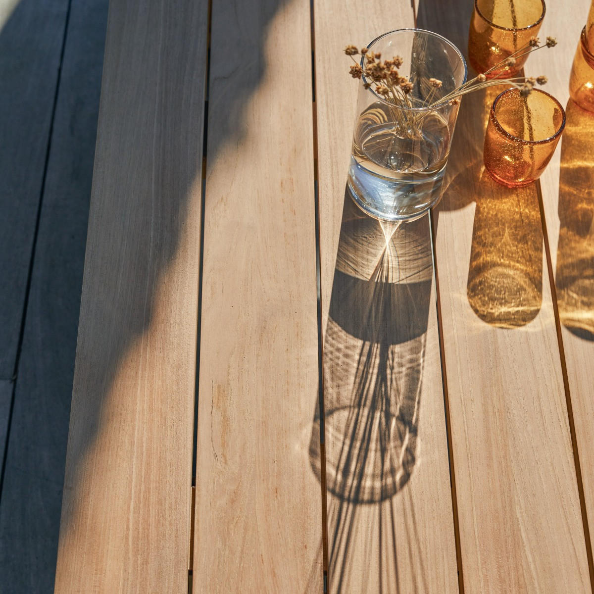 GARTENLOUNGE 1-tlg Noah Natur aus Teak - Naturfarben, Holz (80/140/40cm) - Tikamoon