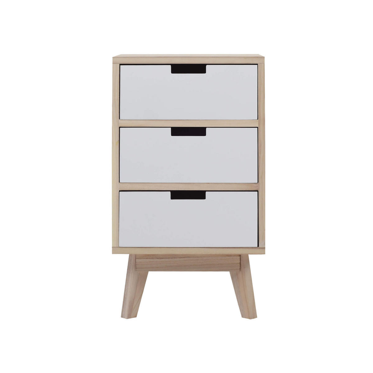 NACHTTISCH Braun 27/35/60 cm - Braun, Holz (27/60/35cm) - Mobili Rebecca
