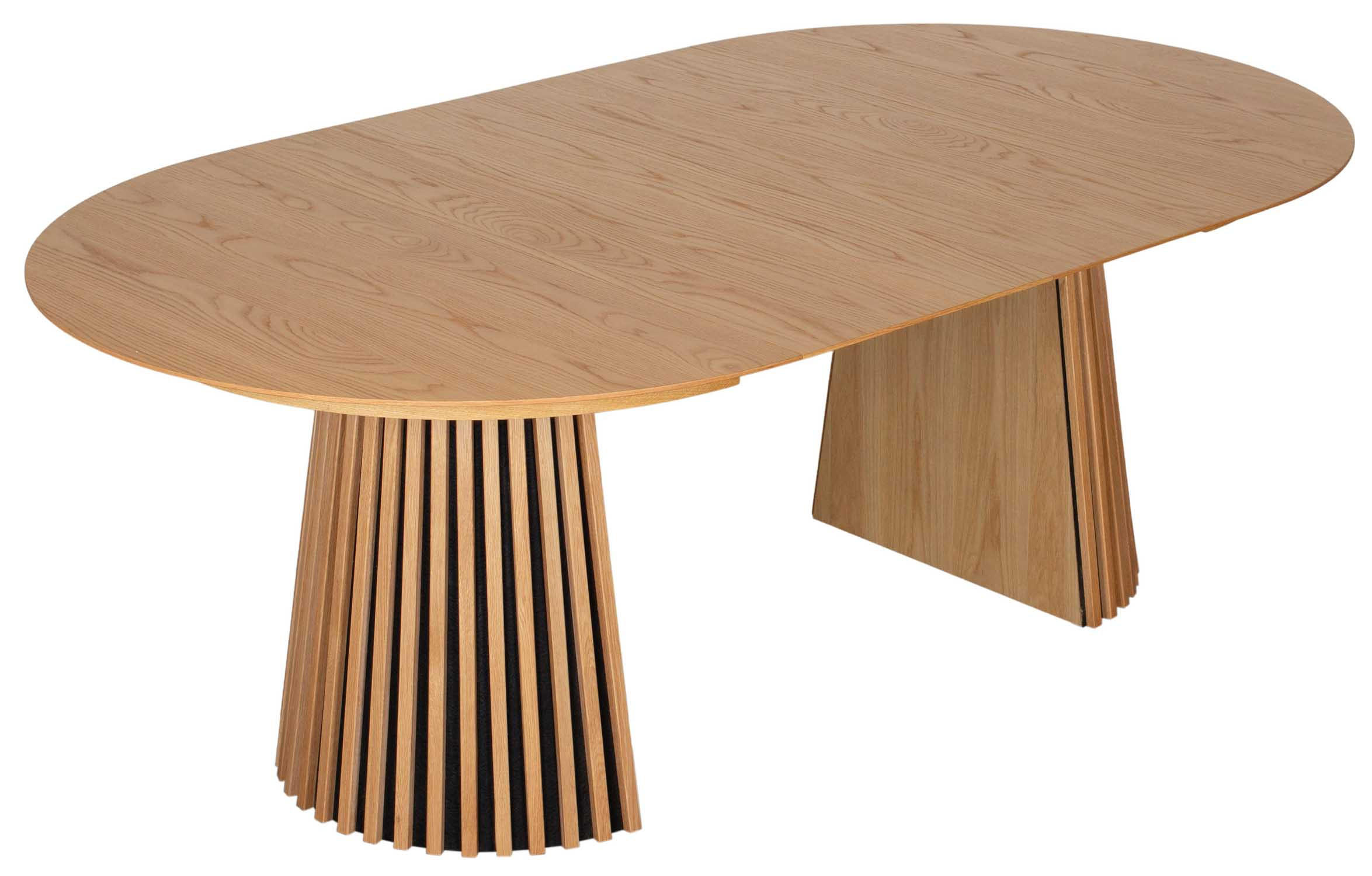 ESSTISCH Oria ausziehbar FSC® - Braun/Naturfarben, Eichenholz/Holz (120/210/76cm) - Mr. Deko