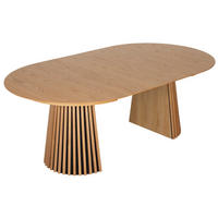 ESSTISCH Oria ausziehbar FSC® - Braun/Naturfarben, Eichenholz/Holz (120/210/76cm) - Mr. Deko