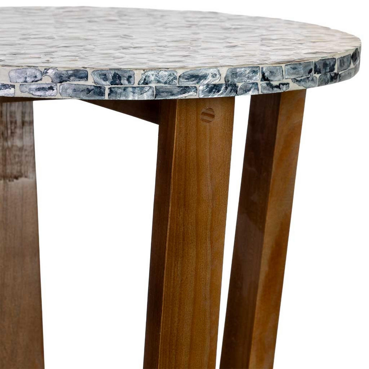 TISCH aus Holz, grau, 36x40cm - Braun, Holz (36/36/40cm) - Wanderlust