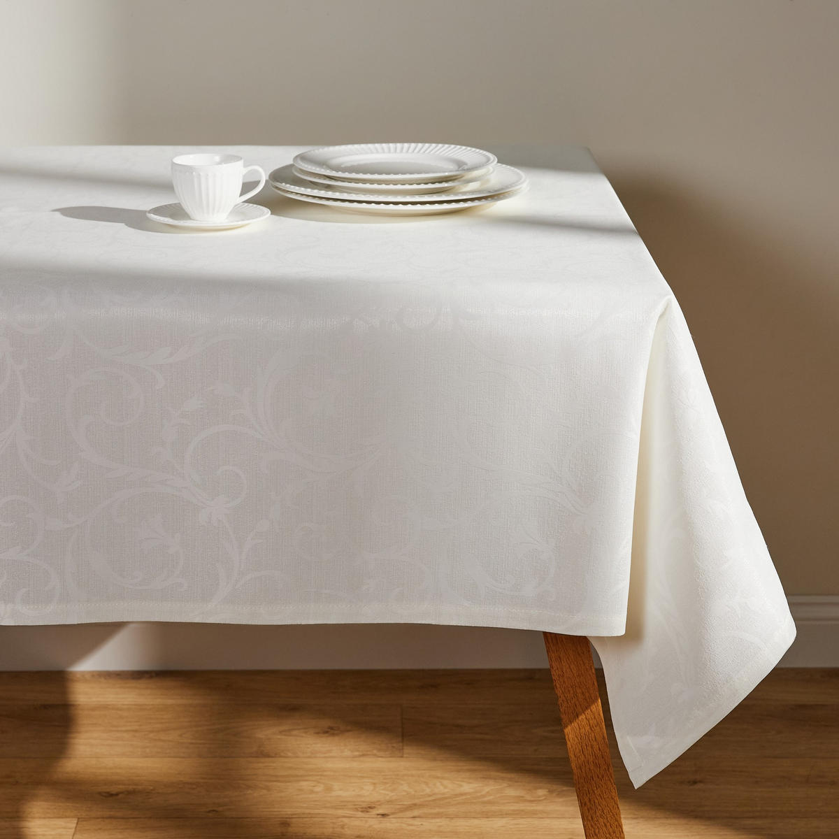 TISCHDECKE Avenis - Beige, Textil (220/150/1cm) - home&you