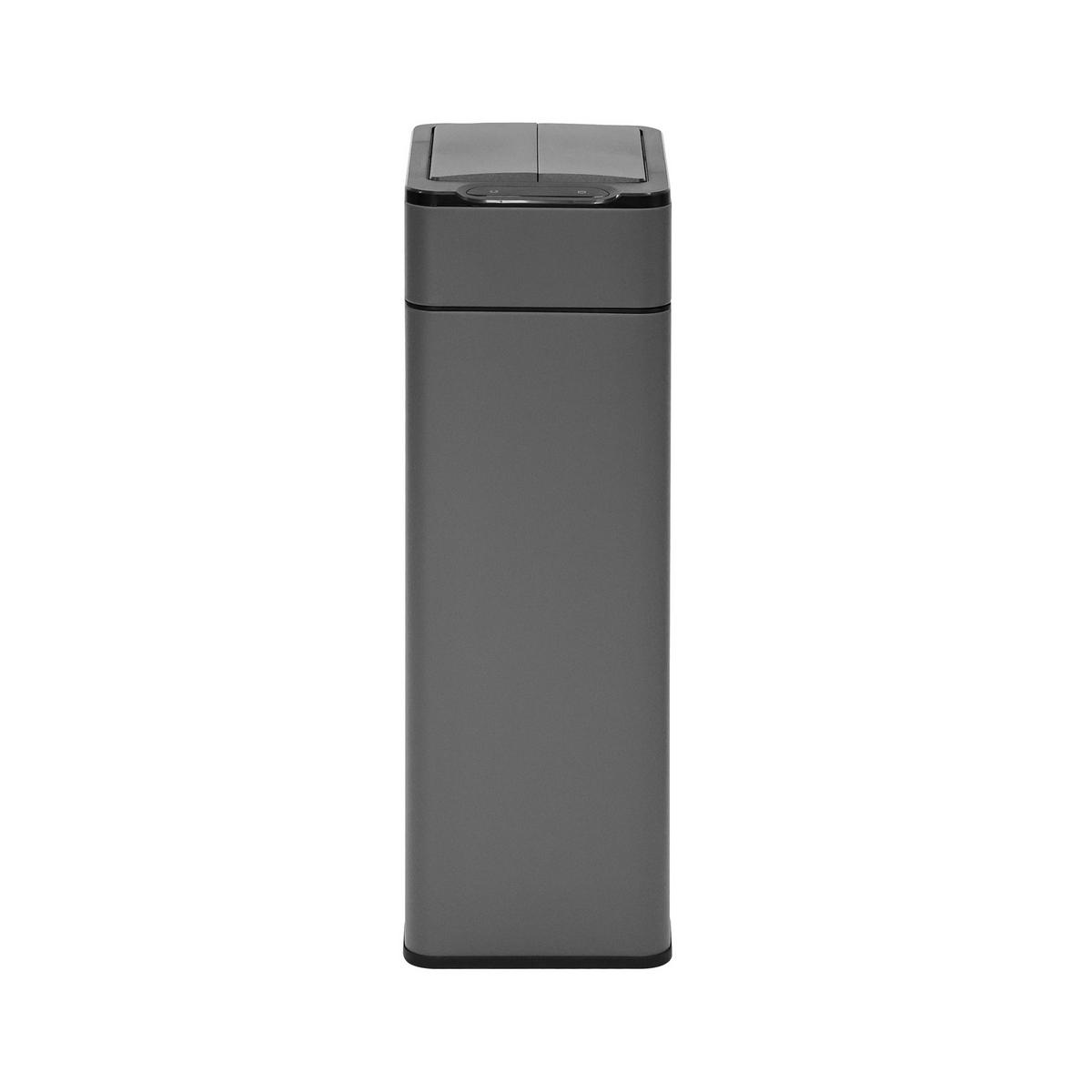 SENSORMÜLLEIMER SE40L Grau - Grau, Metall (23/65/31cm) - SVITA