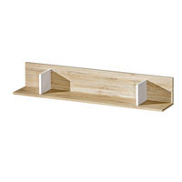 WANDREGAL Nico Eiche hell / weiß 120 / 20 / 20cm - Eichefarben/Weiß, Holz/Holzwerkstoff (120/20/20cm) - Feldmann-Wohnen
