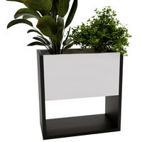 BLUMENKASTEN - Weiß, Holzwerkstoff (46195/45/44cm) - RAUMHIRSCH FURNITURE