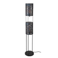 STEHLEUCHTE Armor Grau 28/28/150 cm - Grau, Metall (28/28/150cm) - Hoyz Collection