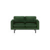 ZWEISITZER-SOFA Lioni-Kronos 14 - Grün, Holz/Textil (143/84/94cm)