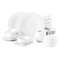 TEESERVICE Trio weiß 20er Set - Weiß, Keramik (1/1/1cm) - Seltmann Weiden