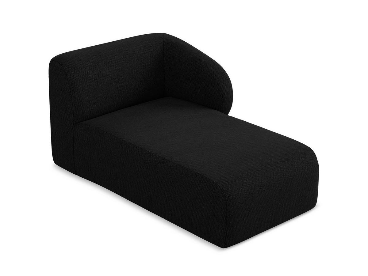 ECKSOFA Links Bouclé Stoff Grau - Silberfarben/Schwarz, Holzwerkstoff/Kunststoff (248/166cm) - Makamii