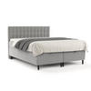 BOXBETT Milo Grau 160/200 cm - Schwarz/Grau, Holz/Holzwerkstoff (160/200cm) - Maison de Reve