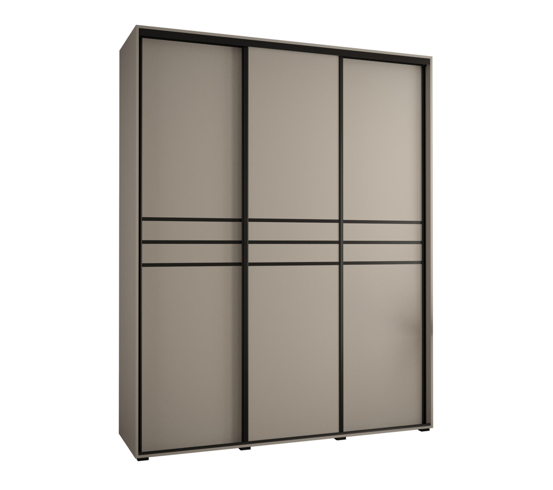 Möbel Kryspol Schwebetürenschrank Kaschmir 200x235.2x45 cm