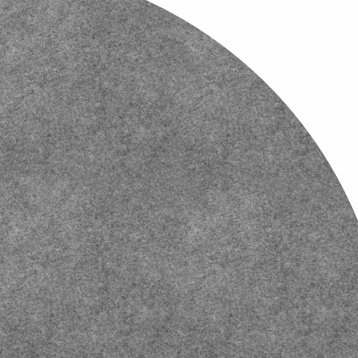 POOL-BODENTUCH Hellgrau Ø306 Cm Polyester Geotextil - Grau, Textil (306/306cm) - vidaXL