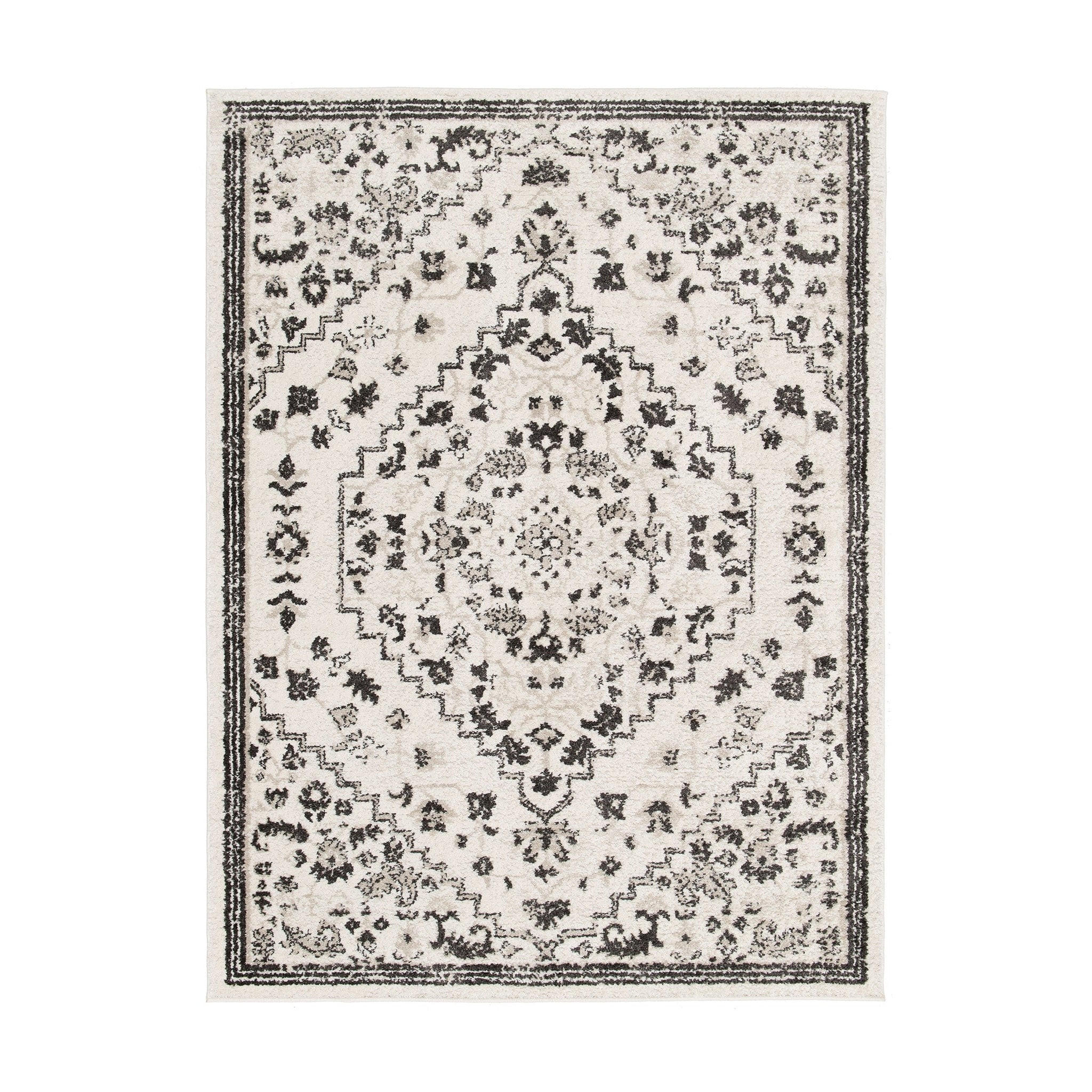 TEPPICH sehr weich grafisch grau - Grau, Textil (200/290cm) - AFK Living