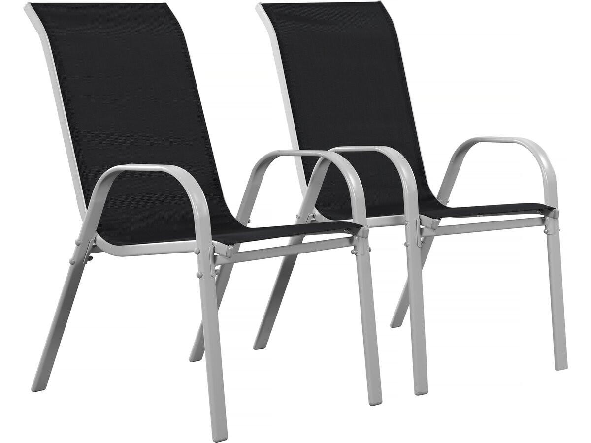 Habitat Garten Gartensessel Schwarz 75x92x53 cm