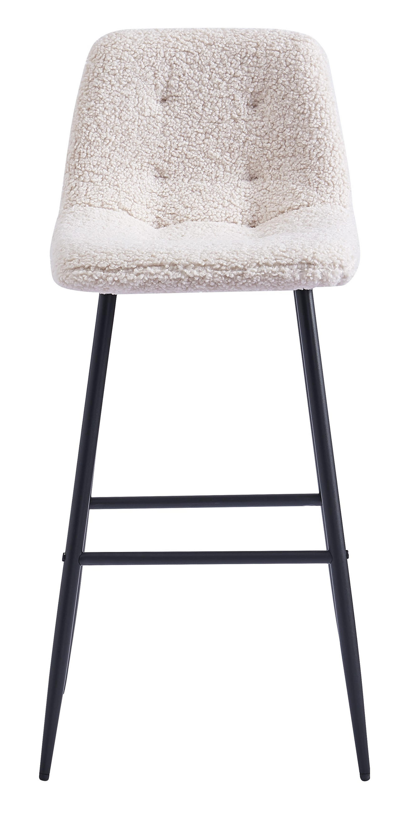 BARHOCKER 2er-Set Metall Weiß - Weiß, Metall (46.5/102/46.5cm) - Nordlys