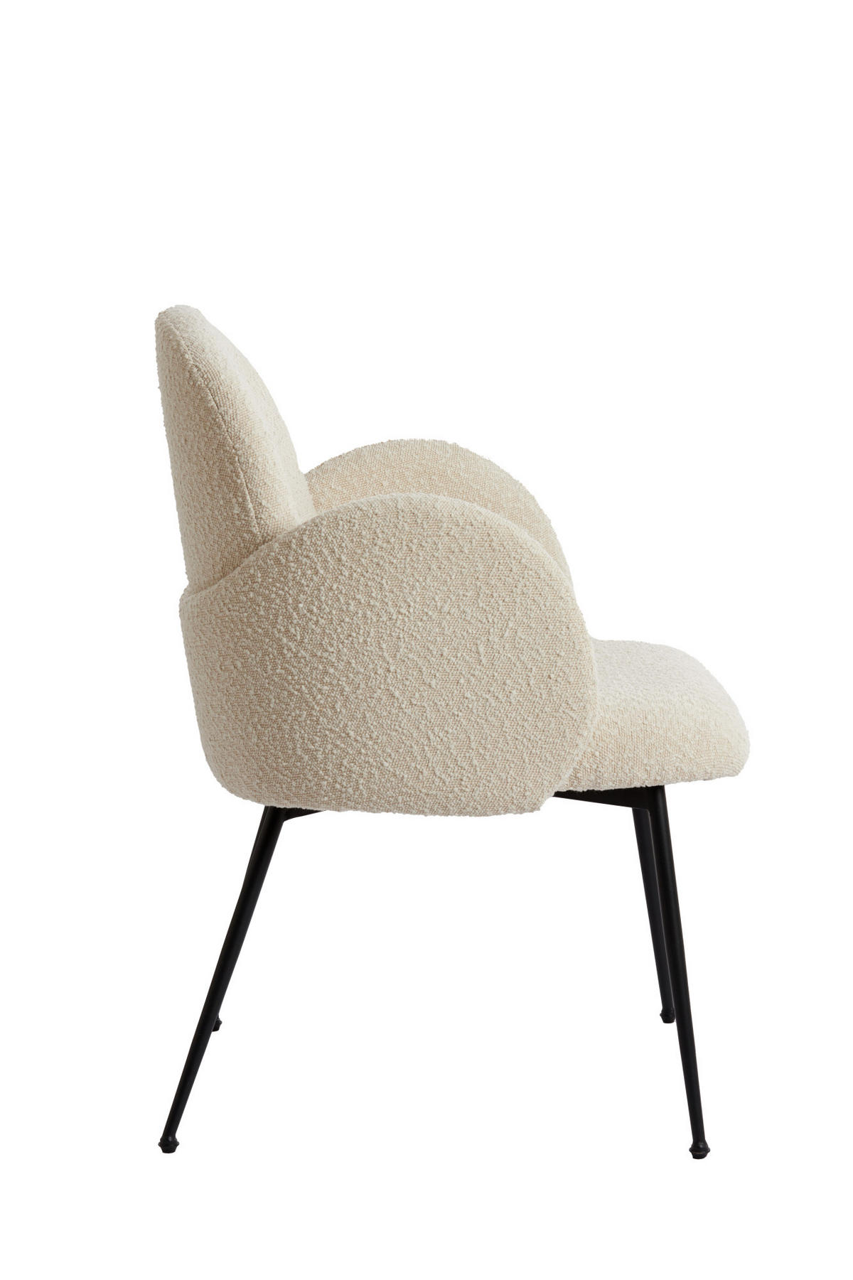 ESSZIMMERSTUHL Chiba Weiß 62/59/86 cm - Weiß, Textil (62/86/59cm) - Light & Living