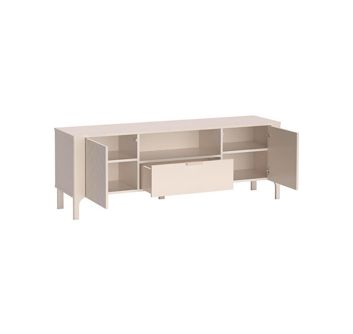 TV-LOWBOARD Malumi MM-5 Kashmir - Kaschmir, Holzwerkstoff (160/57/40.5cm)