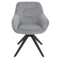 JEDILNIŠKA STOL Sivo - siva/svetlo siva, tekstil (59/84/52cm) - MCW