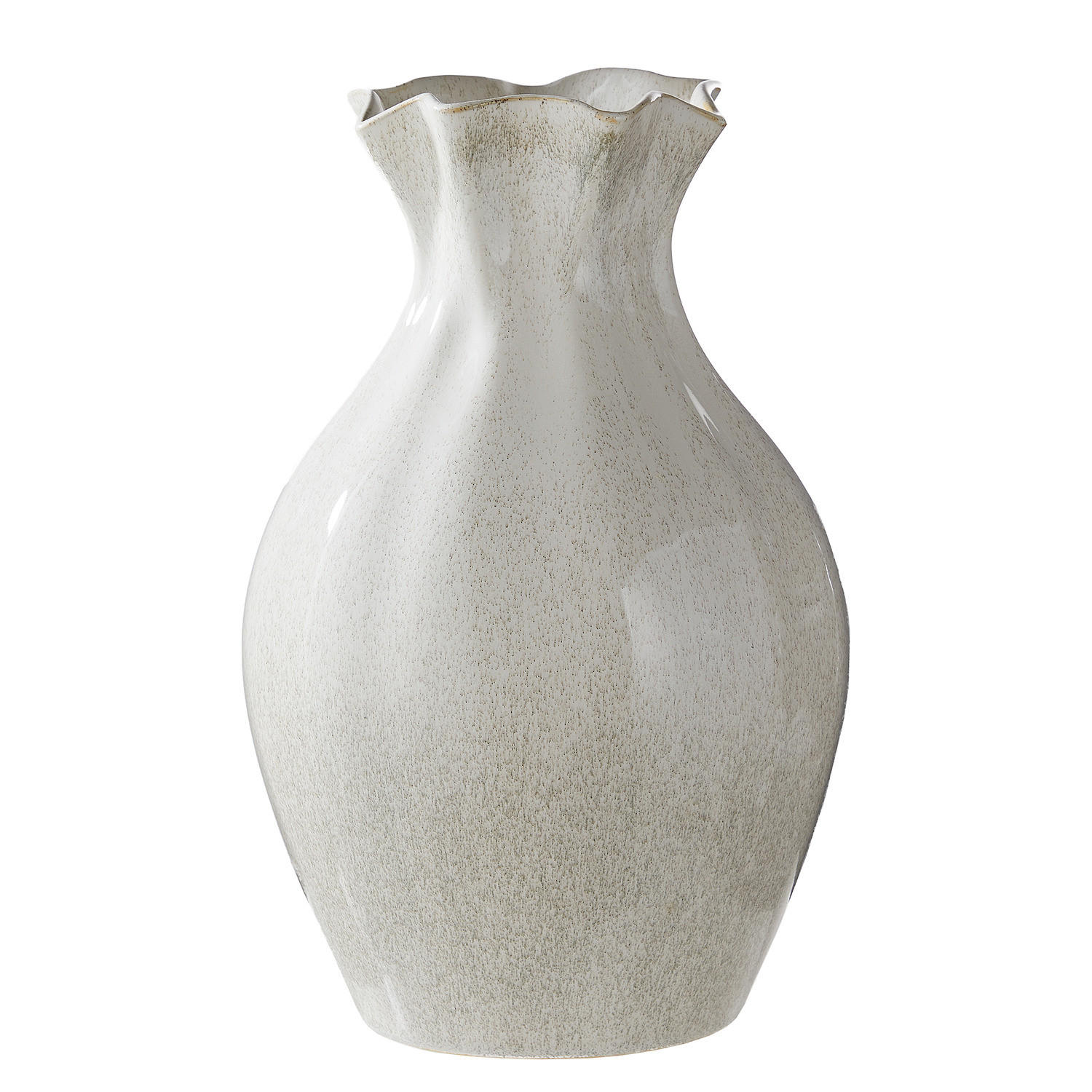 VASE Selina - Weiß, Keramik (37cm) - Butlers