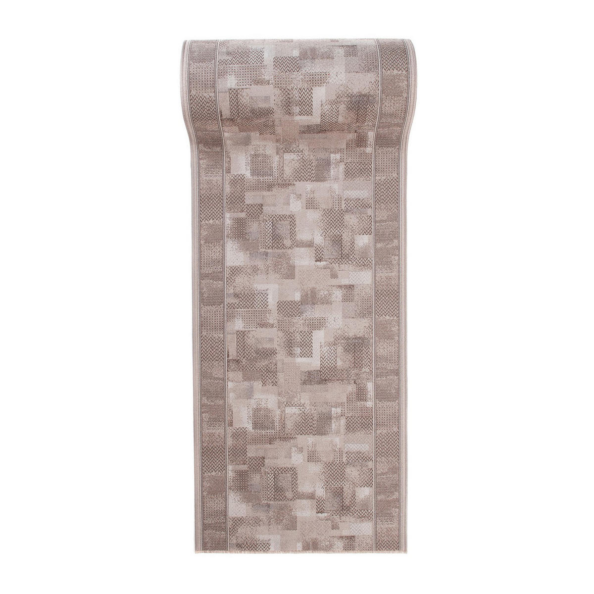 TEPPICHLÄUFER Anti-Rutsch Beige rutschfest Gummiunterlage 67/900 cm - Beige, Textil (67/900cm) - Tapiso