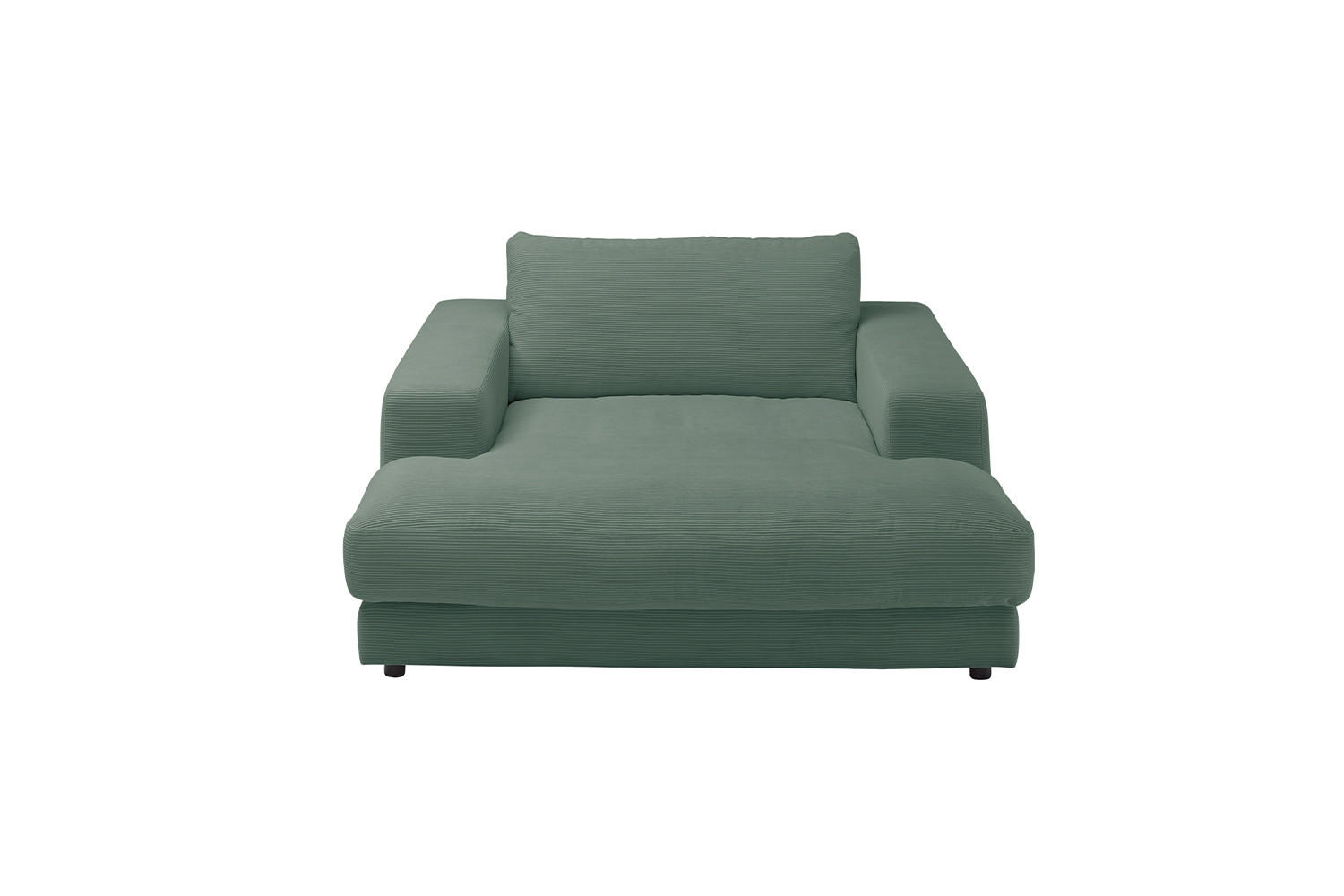 LONGSEAT MADELINE Smaragdgrün Cord - Smaragdgrün/Schwarz, Kunststoff/Textil (150/86/170cm) - KAWOLA