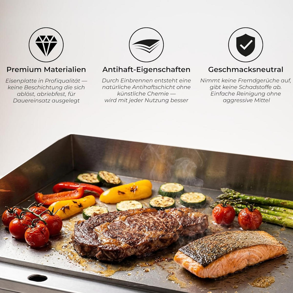 ELEKTROGRILL 3000W Edelstahl - Edelstahlfarben, Metall (43.5/23.5/55cm) - KLAMER