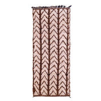 BERBERTEPPICH aus reiner Wolle 111x 269 cm - Beige, Naturmaterialien (111/269cm) - AFK Living