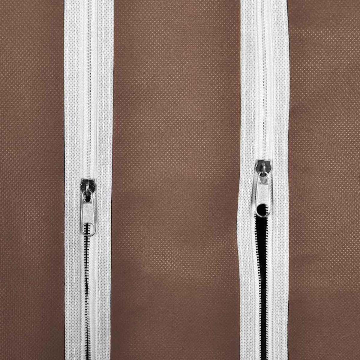 STOFFSCHRANK mit 11 Fächern, 3 Rolltüren 45/150/176 cm Braun - Braun, Holz/Textil (150/176/45cm) - vidaXL