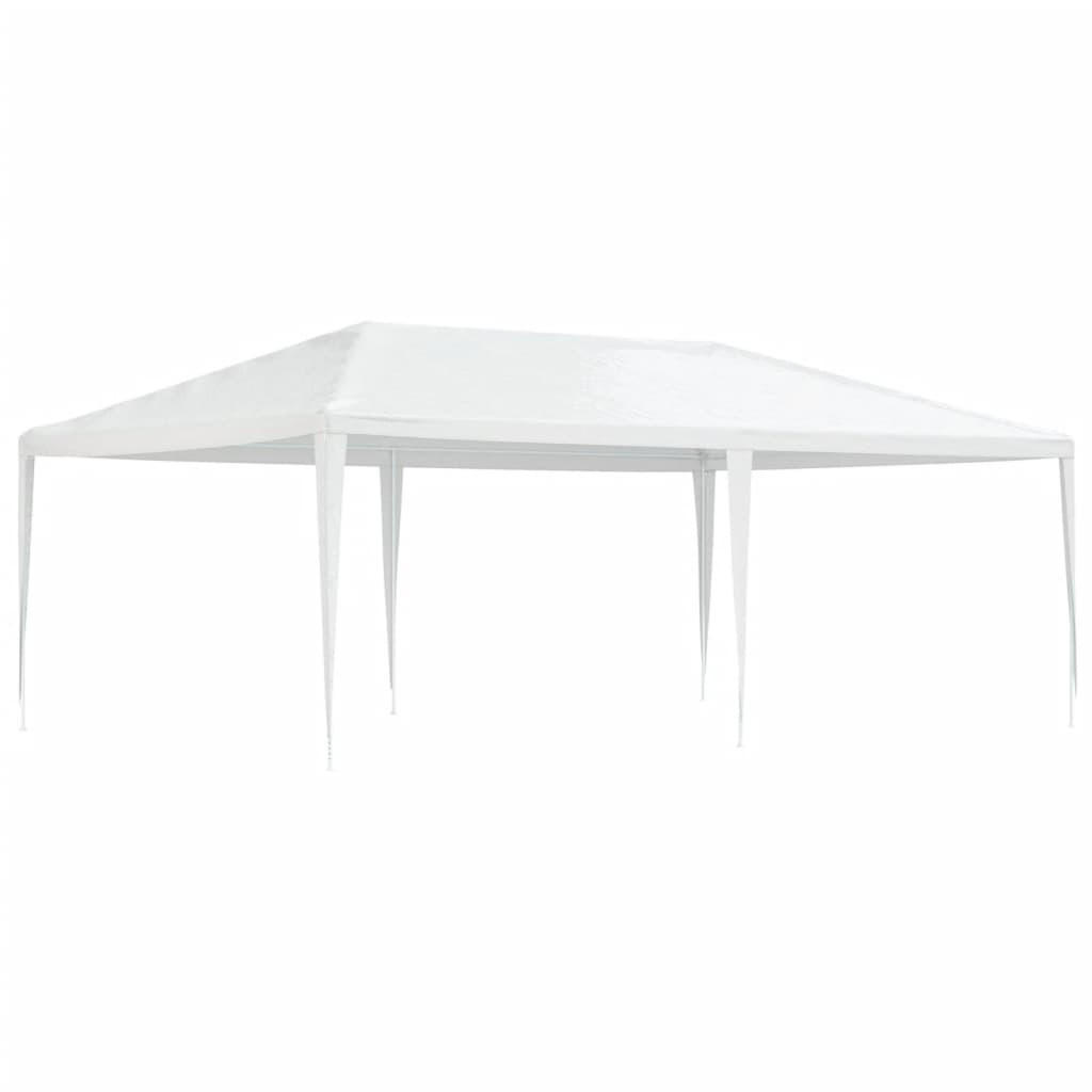 PARTYZELT 4/6 M Weiss - Weiß, Kunststoff (600/270/400cm) - vidaXL