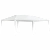 PARTYZELT 4/6 M Weiss - Weiß, Kunststoff (600/270/400cm) - vidaXL