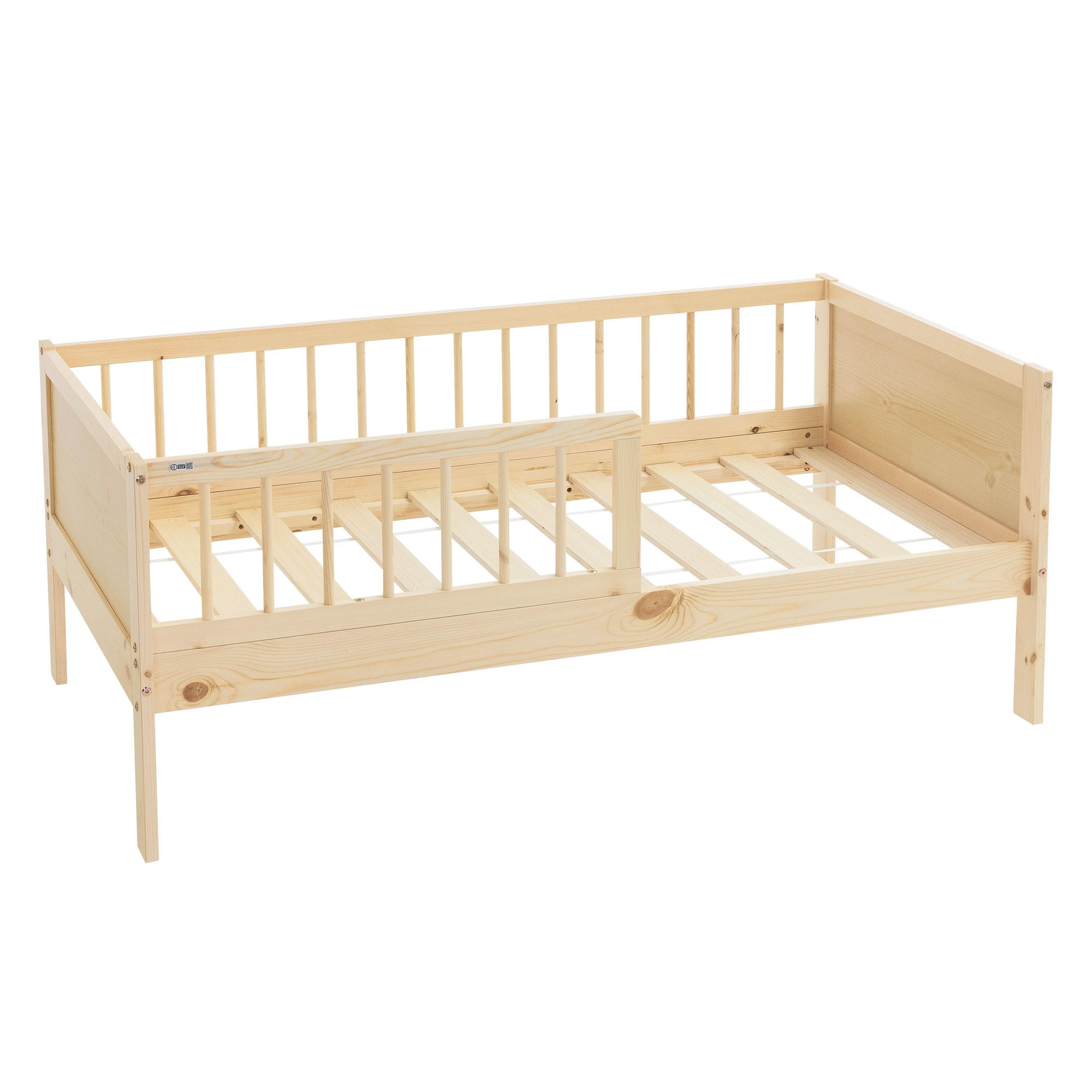 KINDERBETT 70x140 cm Natur - Naturfarben, Holzwerkstoff - ML-DESIGN