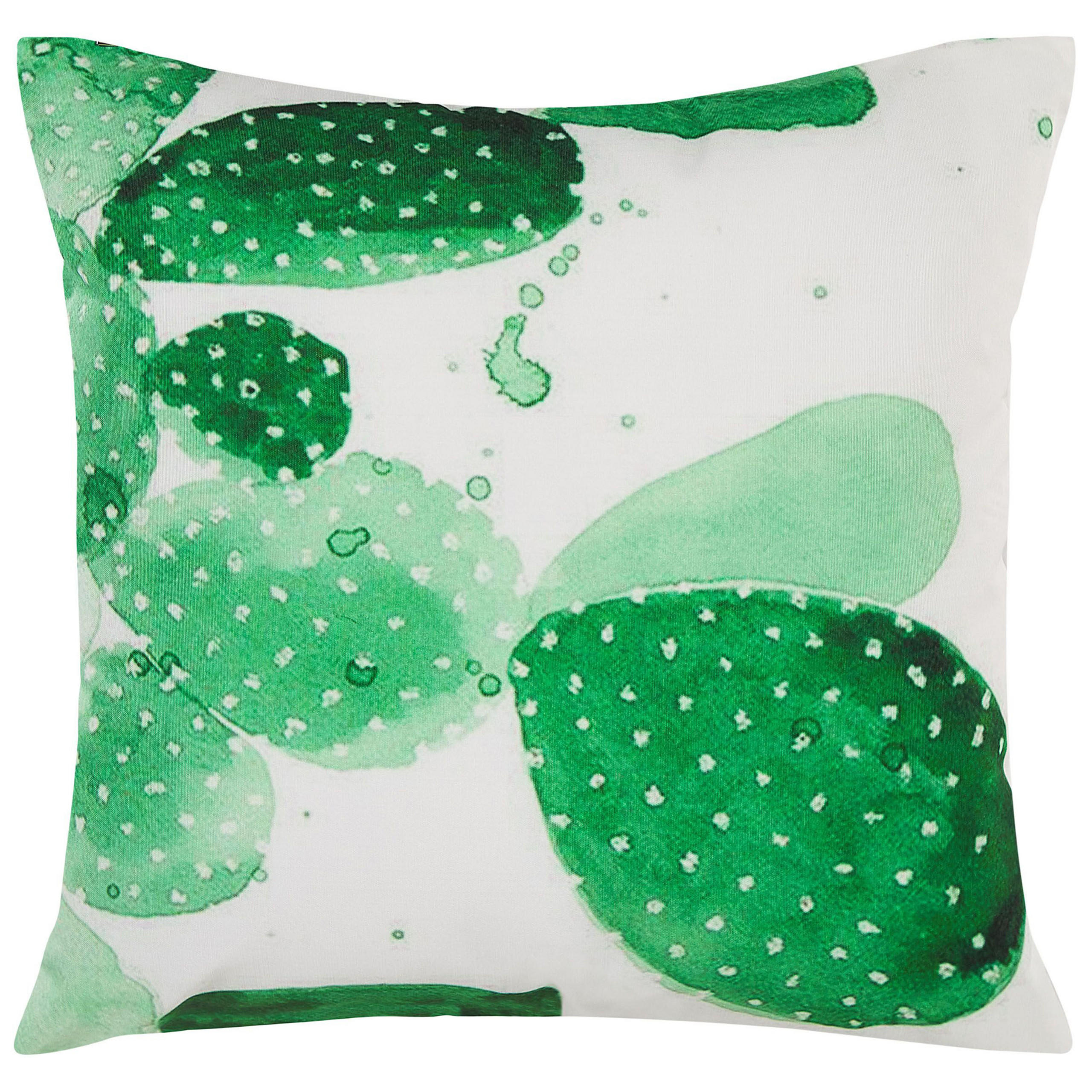 GARTENKISSEN 2er-Set grün 45/45 cm Ostina - Grün, Textil (45/45cm) - Beliani