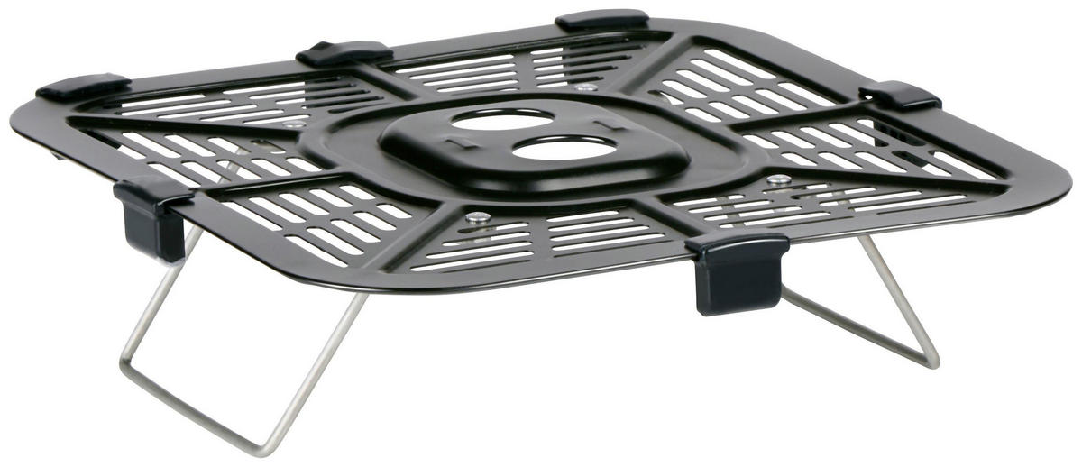 HEISSLUFTFRITTEUSE DOUBLE STACK - Schwarz, Metall (38/29/35cm) - Sonstige