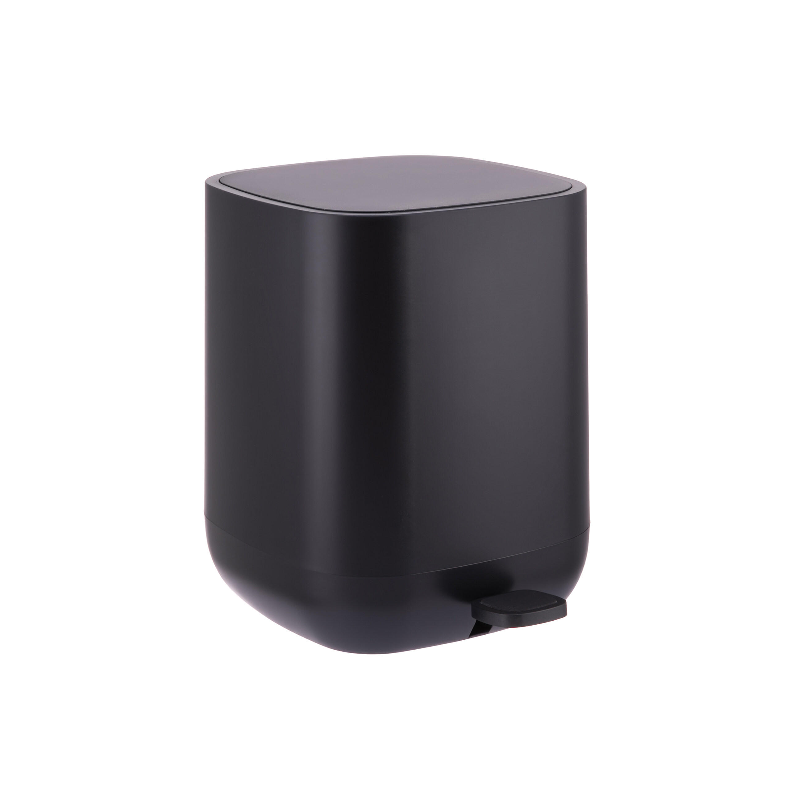 MÜLLEIMER - Schwarz, Kunststoff (21/27/26cm) - Relaxdays